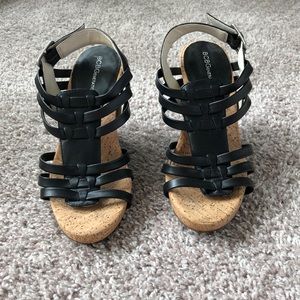 BCBGeneration black wedge heels